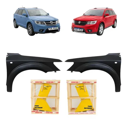 Par Paralama Fiat Freemont 2011 2012 2013 14 2015 Novo