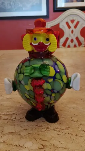 Palhaço de Murano italiano 