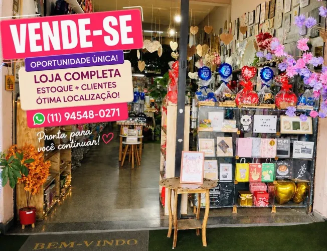 *Oportunidade* Vendo loja completa aceito carro e contra proposta.