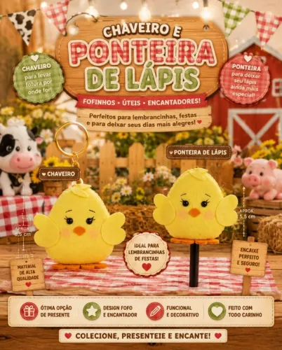 Vendo lindas peças artesanal em feltro, peças a partir de 6,00 reais