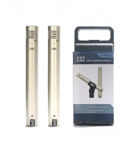 Par de Microfones Samson C02 - NOVO