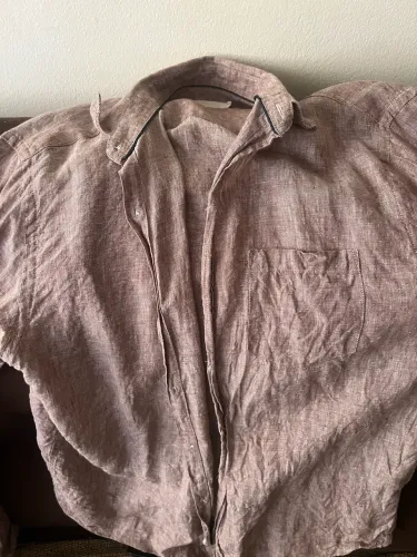CAMISA DE LINHO FOXTON MANGA LONGA