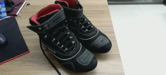 tenis atronshoes para moto - excelente *tamanho 43 - usado uma vez