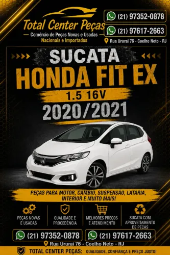 PEÇAS HONDA FIT 2020