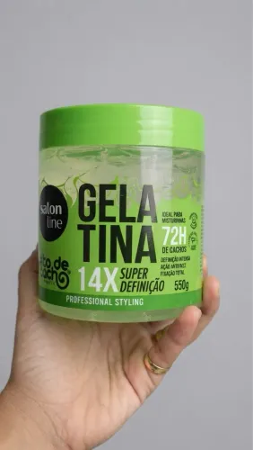 GELATINA SALON LINE #TO DE CACHOS 550G ? NOVA