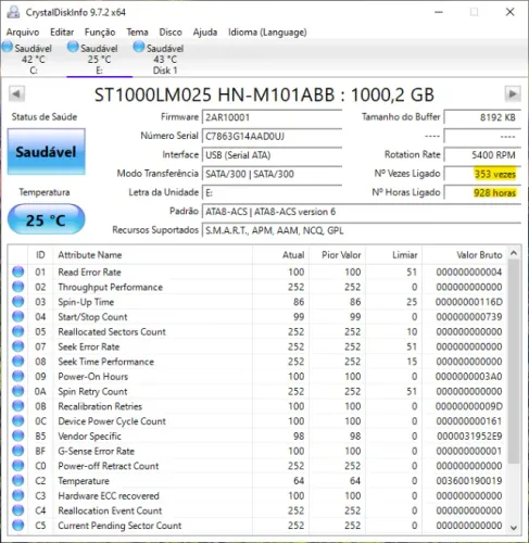 HD Externo Samsung 1TB - USB 3.0