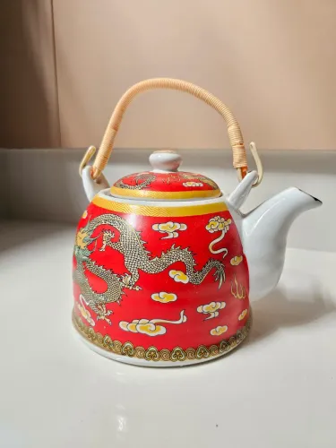 Chaleira oriental dragão chinês 1L
