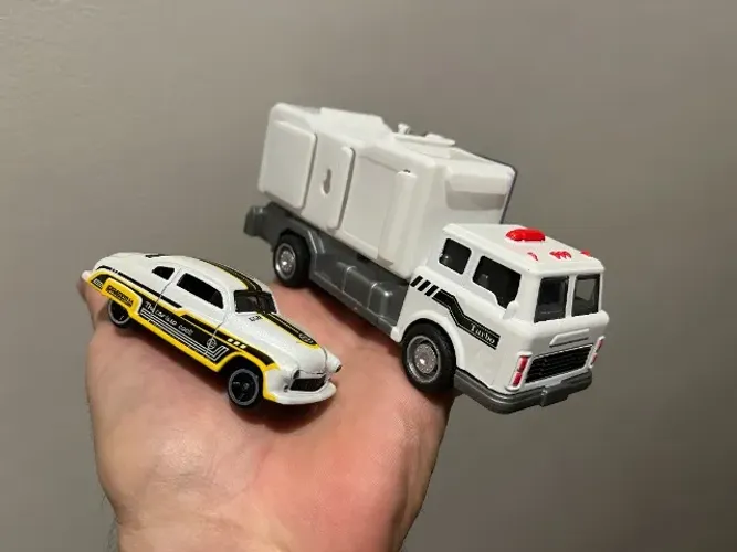 caminhão transportador e carro 1940 Mercury 1/64 clássico carrinhos miniatura 