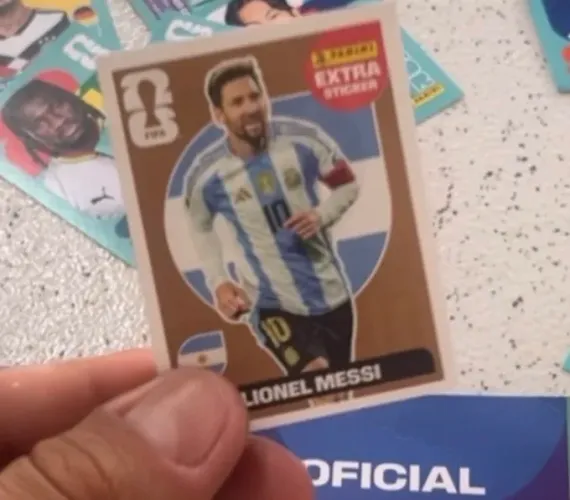 Figurinha Messi Bronze 