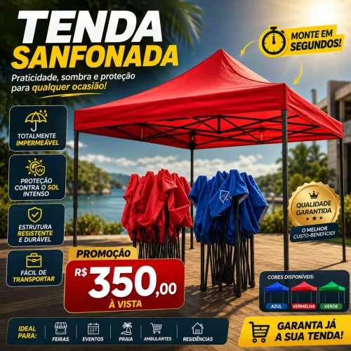 Tenda 3*3 ou 2*2