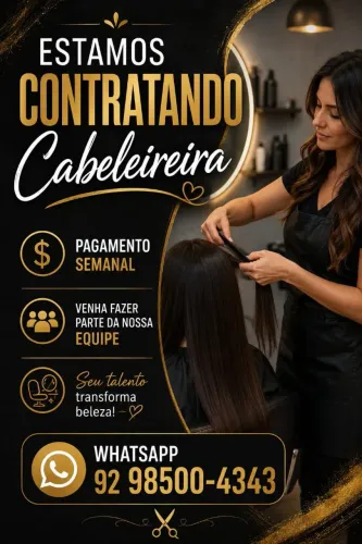Vaga para cabeleireira 