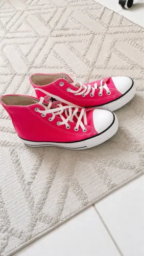 Tênis Cano Alto Converse ROSA