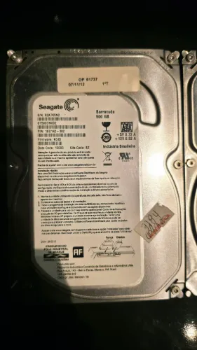 Hd seagate barracuda 500gb