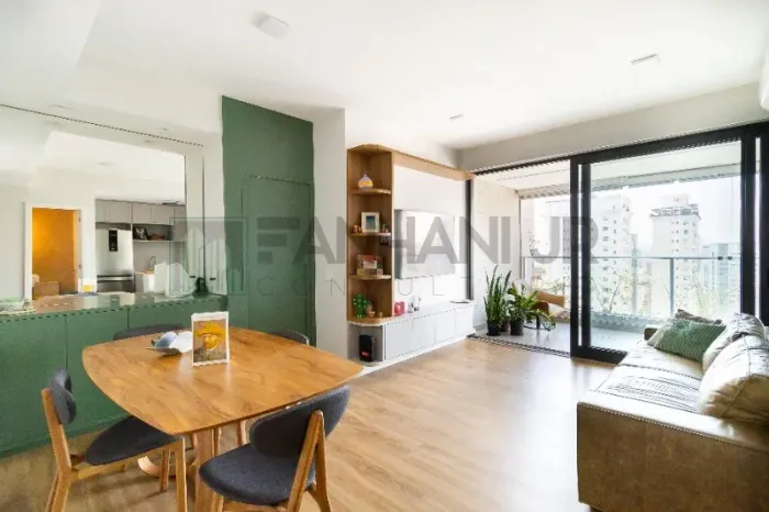 Apartamento para locação em São Paulo-SP, Cerqueira César: 2 quartos, 2 suítes, 3 salas, 1