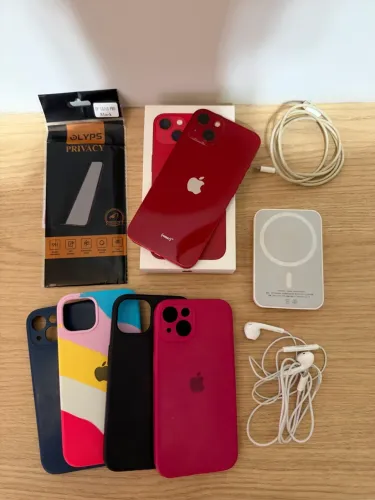 iPhone 13 Red Completo!!!