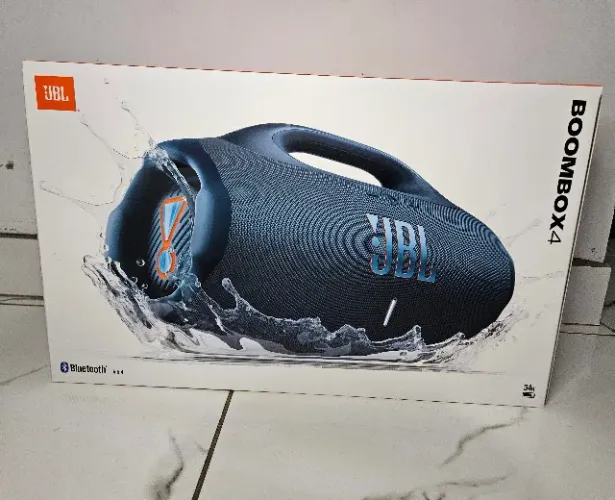 JBL Boombox 4 Azul - Nova e Lacrada na Caixa