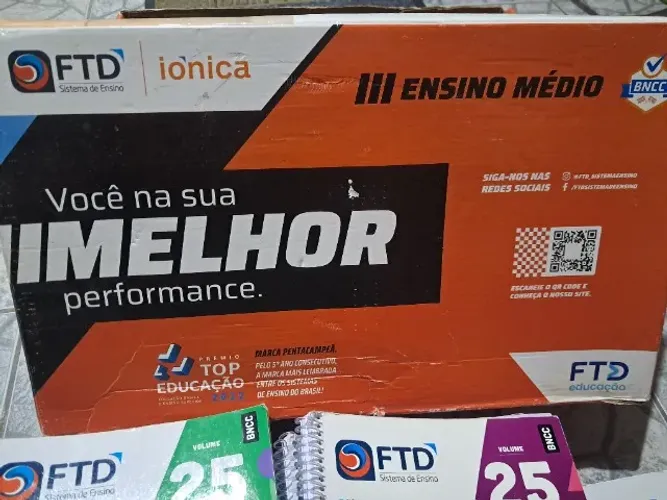 Livros 3° Ano do Ensino Médio Coleção FTD 