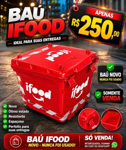 Baú para moto