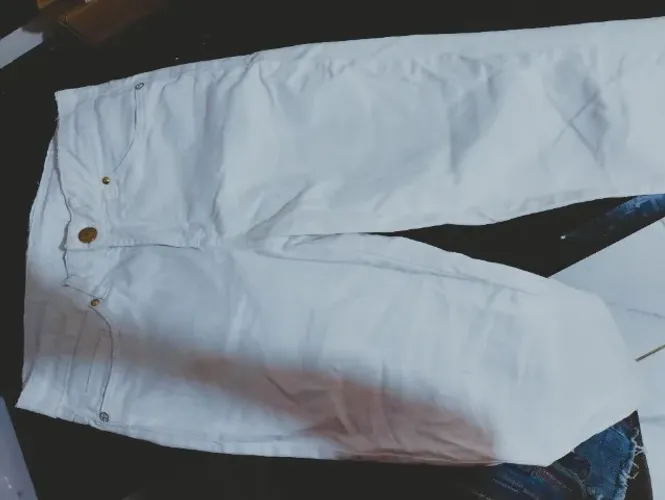 Calça Jeans Patogê Branca