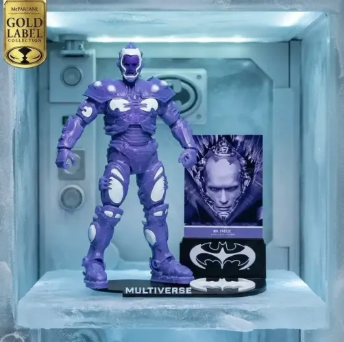 Boneco DC Multiverse Mcfarlane Toys Mr.Freeze Black Light