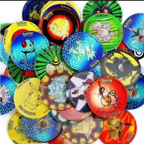 56 Tazos pokémon 3d holográficos