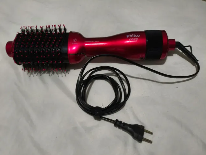 Escova Secadora Philco 1300W vermelha