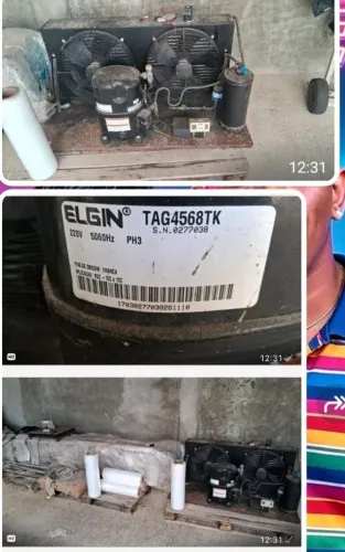 Vende-se máquina e avoporadora para câmera de congelado, nova nunca foi usada.