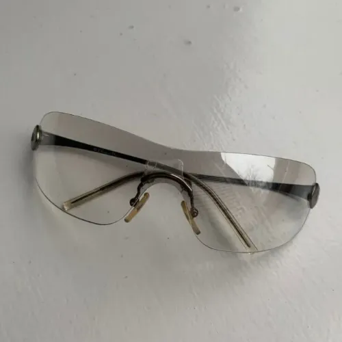 óculos dior absolute original vintage raro tipo mask / mascára lente transparente