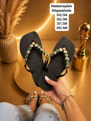 ? HAVAIANA FEMININA COM PINGENTE ? ?