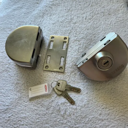 Fechadura Soprano Porta Vidro Trava