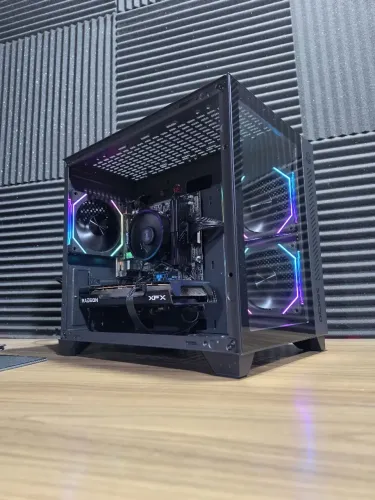 ? PC Gamer Ryzen 5 5500 + RX 6600 8GB + 16GB RAM + NVMe 500GB ? Garantia ?