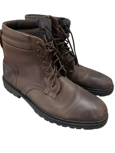Bota Coturno Masculino Casual em Couro Viko Café