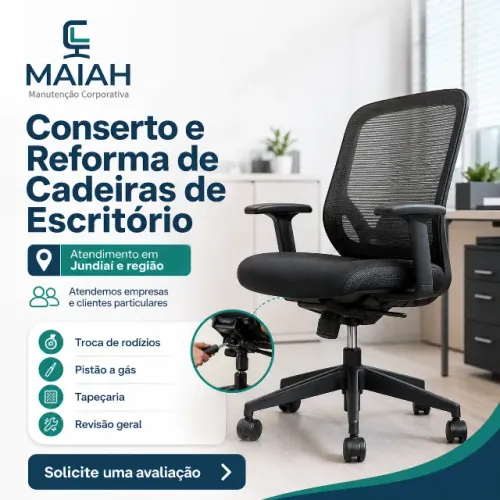 Manutenção e Reforma de Cadeiras de Escritório | Maiah Cadeiras