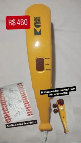 Massageador com infravermelho