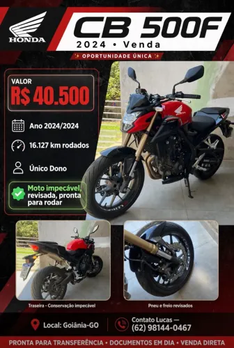 Honda CB 500f 2024