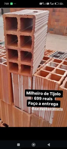 Tijolo de primeira por 699 em Paraipaba