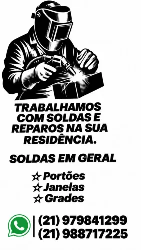 Soldador Profissional - Soldas e Reparos em Geral | Portões, Grades e Janelas