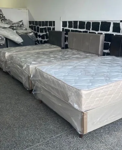 Kit de casal Base mais colchão 