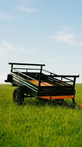 Carretinha modelo 2.00 x 1.20 com cestinha - Reboques