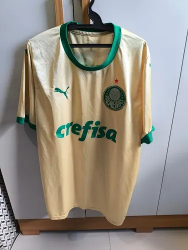 Camiseta Palmeiras - Crefisa - Dourada