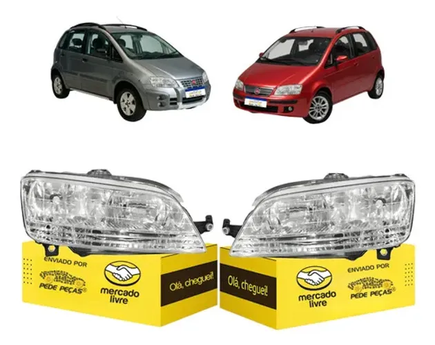 Par Sinaleira Farol Fiat Idea 2006 2007 2008 2009 2010 Ambos Lados