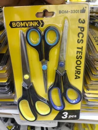 Kit com 3 tesouras