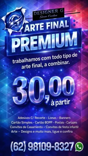 Arte Finalista/ Designer Gráfico 