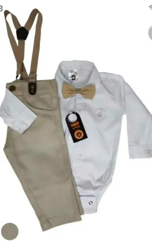 Conjunto social menino Tam G até 9kg