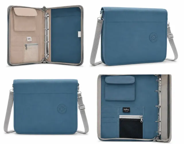 Fichário Kipling Original Azul | Semi Novo | Excelente Estado