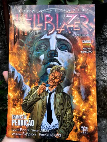 HQ Hellblazer Chamas da Perdição Panini Comics