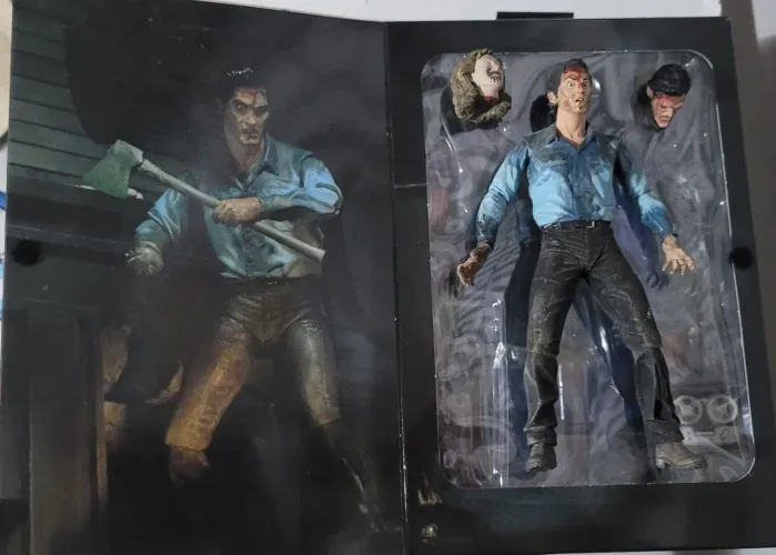 Boneco original neca ash Williams evil dead 2 morte do demônio filme terror action figure