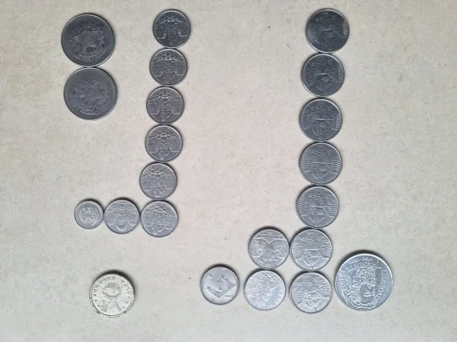 Moedas antigas para colecionadores