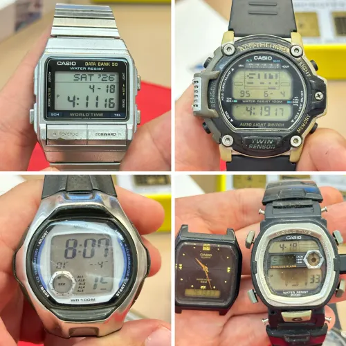 Lote 05 Relogios Casio