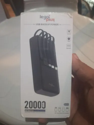 PowerBank 20.000 mAh cor Preto